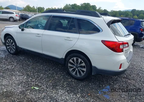 2016 Subaru Outback 2.5I Limited z USA, uszkodzony, nr VIN 4S4BSBNC2G3323889